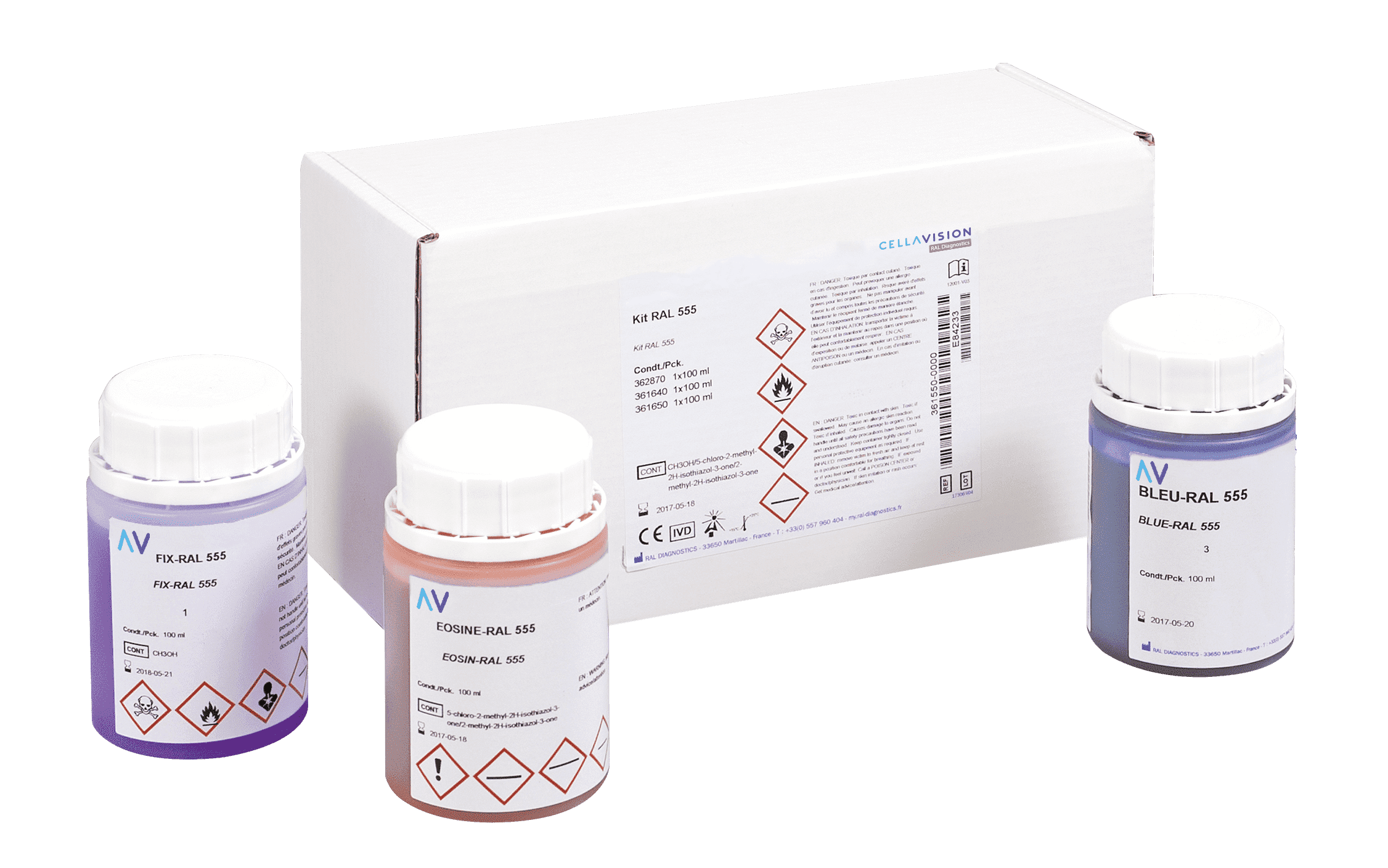 Ral 554 KIT RAL 555 (4*240 ml) – Sano Distribution