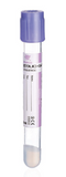 Tube de gel + K3 EDTA  + Safety Cap + caoutchouc/mauve, PET